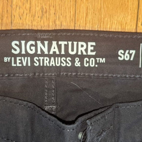 LEVIS STRAUSS Men's Black Denim Pants Jeans 42 x 32 NEW NWT - Picture 3 of 4